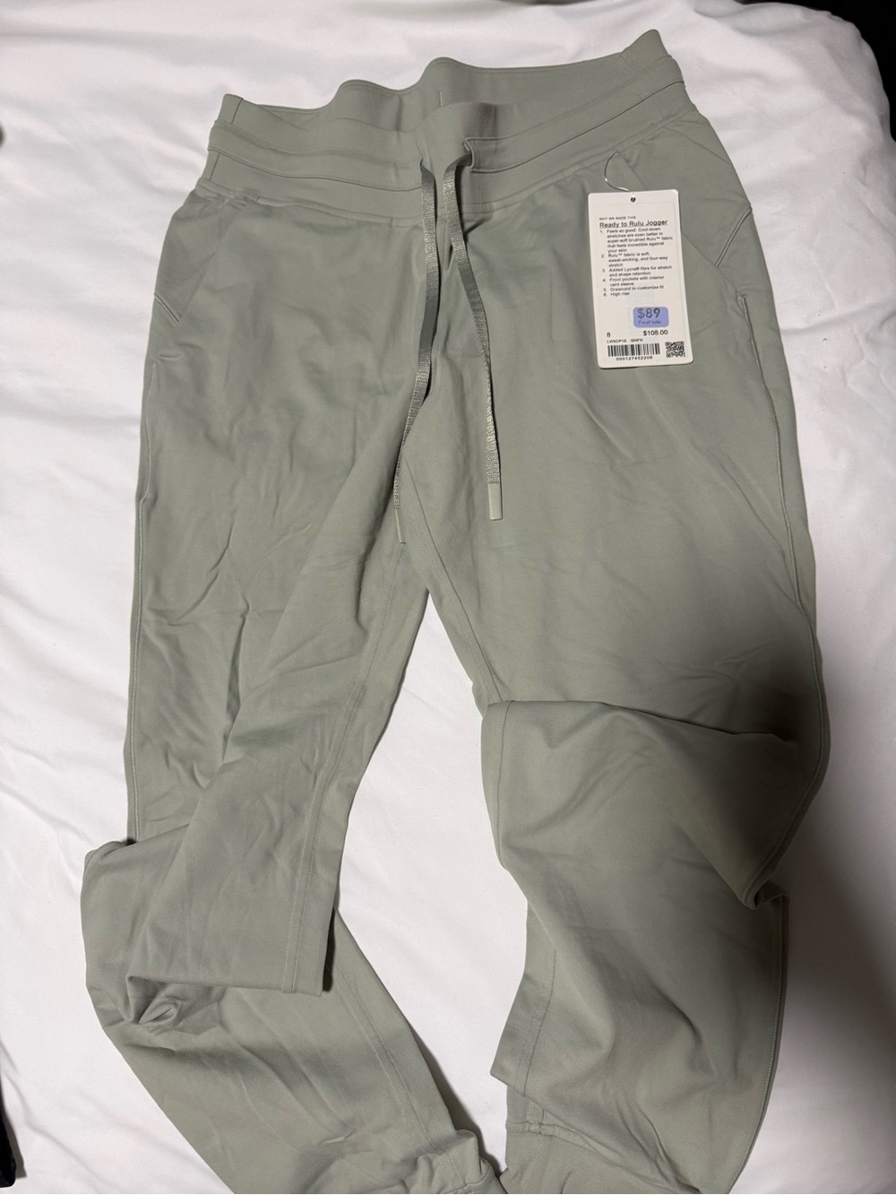 Women’s Jogger Pants in Sage Green - Casual Comfort